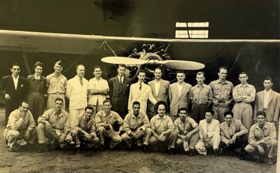 Hangar do Aeroclube de Marília