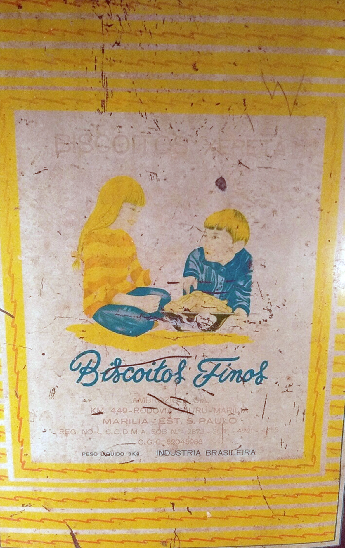Lata biscoito Xereta