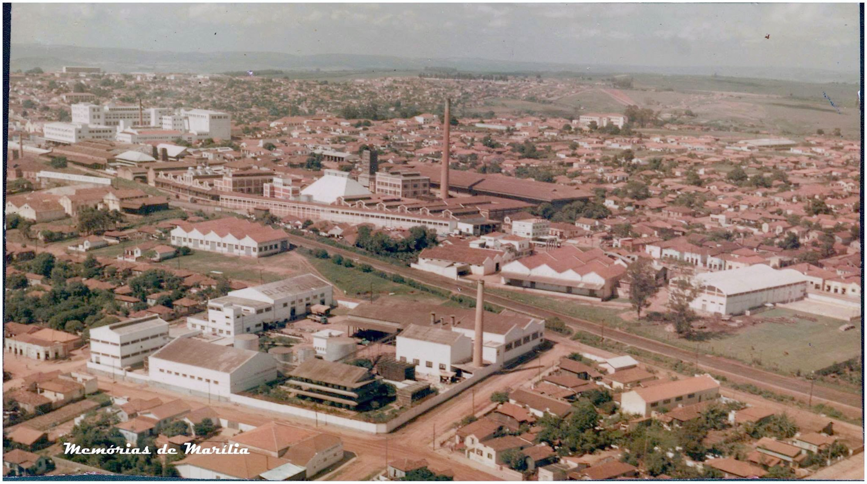 Vista aerea Parque Industrial de Marília