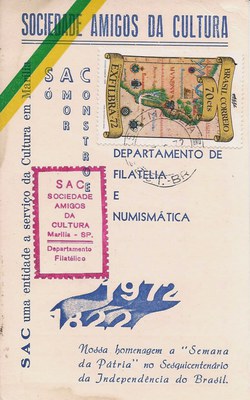 Folheto comemorativo à semana da pátria