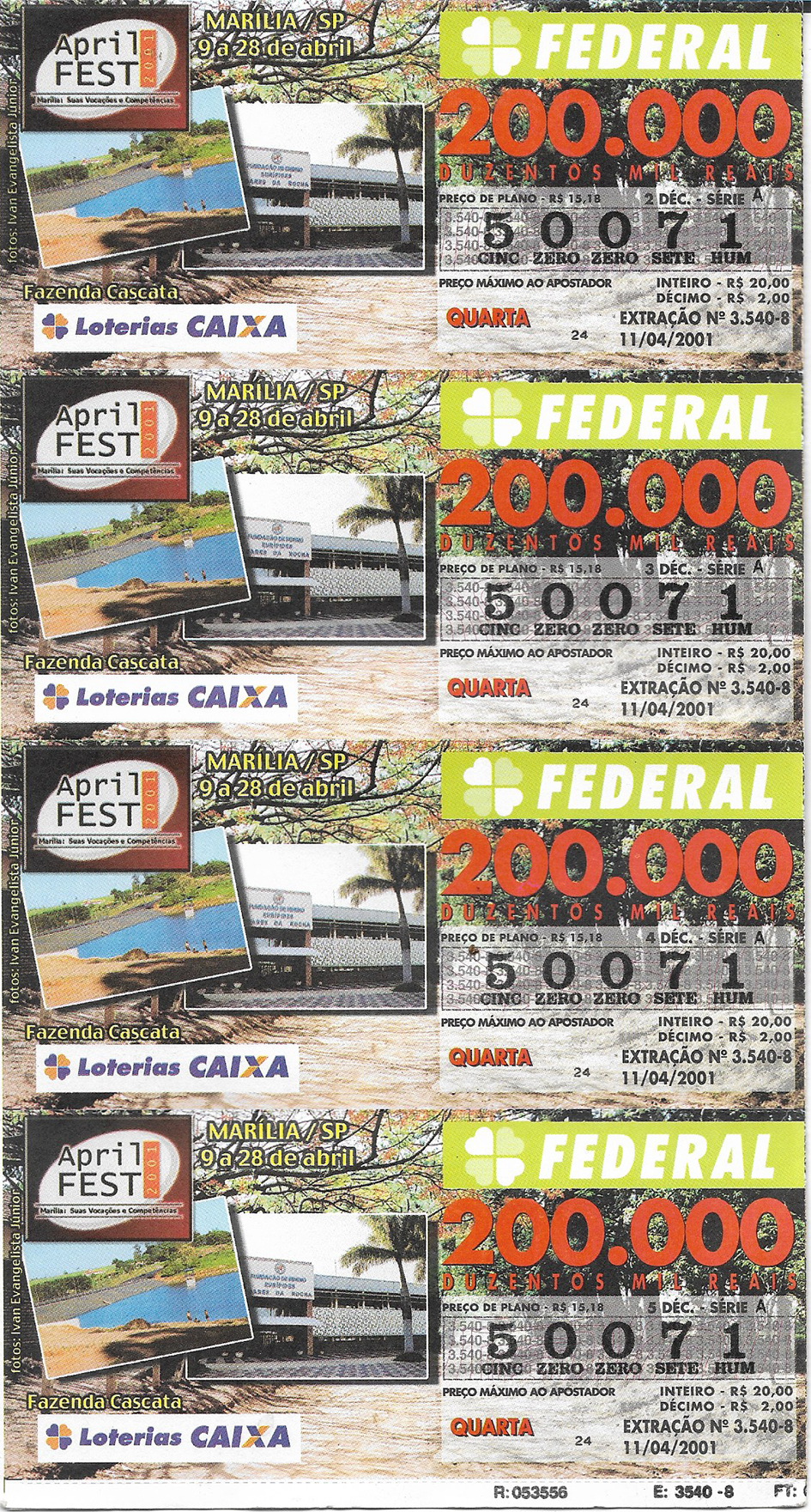 Marília na Loteria Federal