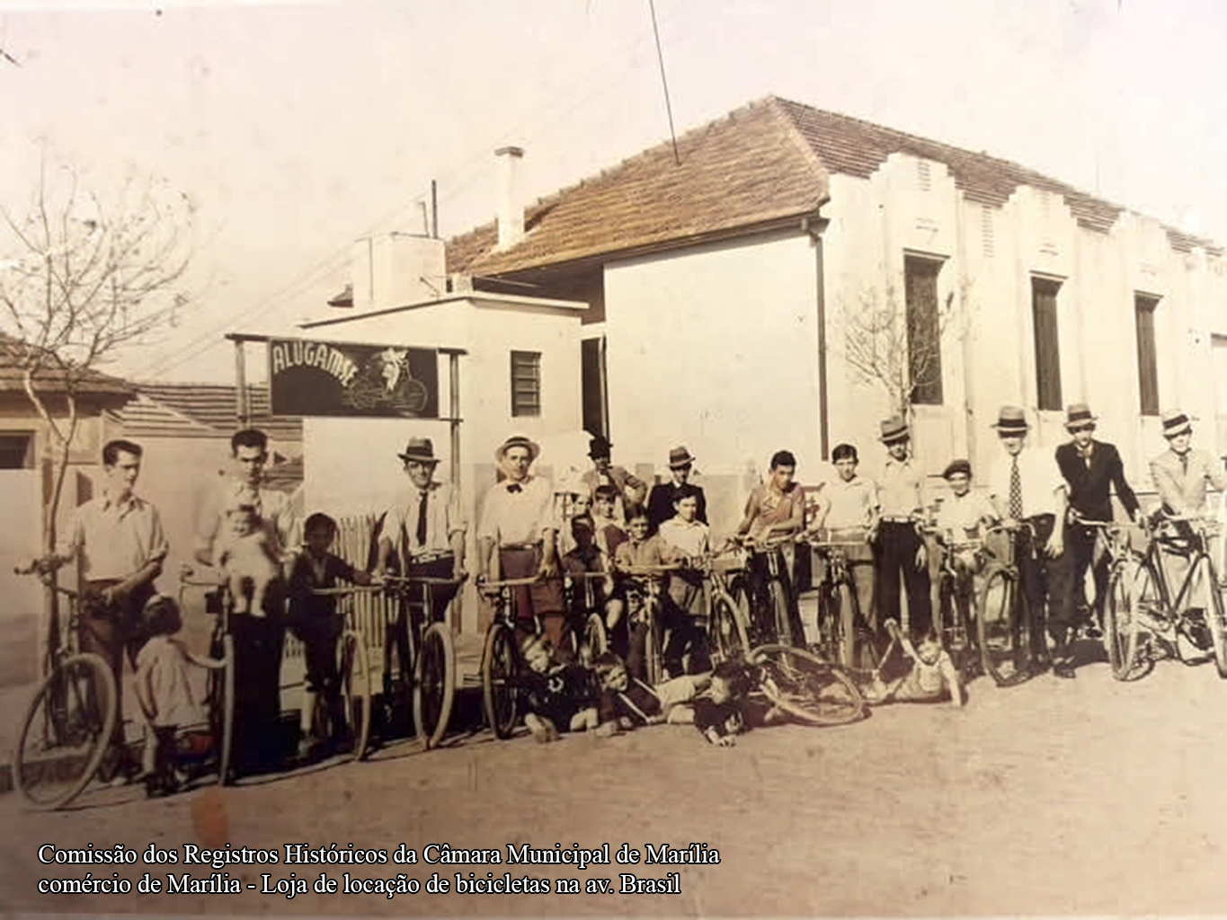 Comércio de locação de bicicletas