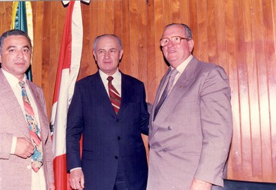 Gilmar Fernandes, Lazaro de Mello Brandão e Luiz Rossi