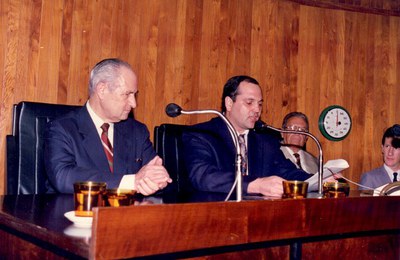 Lázaro Mello Brandão  Kiko Montolar, Salomão Aukar e Jô Fabiano