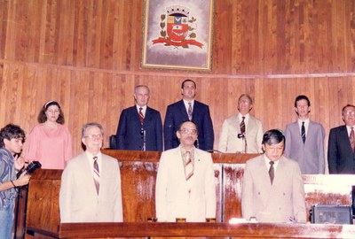 Paulo Corsini, Nelson Fernandes, Lázaro de Mello Brandão, Kiko Montolar, Arnaldo Reis Gomes, Salomão Aukar, Toshitomo Egashira, Jô Fabiano e Pedro Pavão