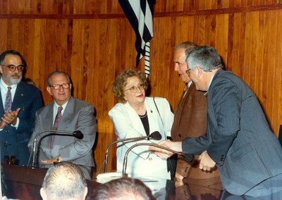 Marcos Conforti, Luis Rossi, Rosalina Tanuri, Herval Seabra e João Móre