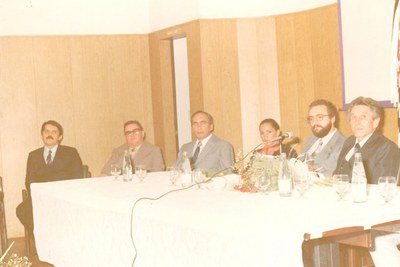 Rubens Travitzky, Hans Halbe e Aldo Pedro Conelian