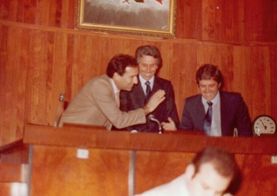 Osmar Santos Aldo Conelian e Abelardo Camarinha