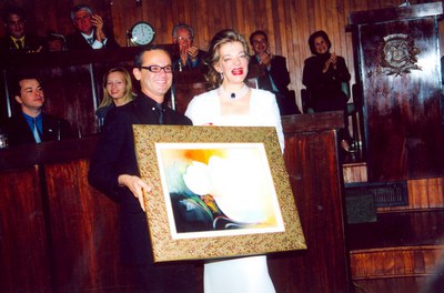 Luiz Bernardoni e Silvia Acetose