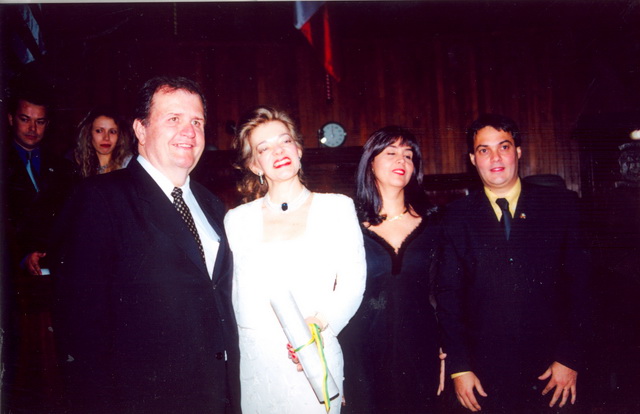 Vanderley Nascimento, Silvia Acetose, Gislaine Cavina e Valter Cavina