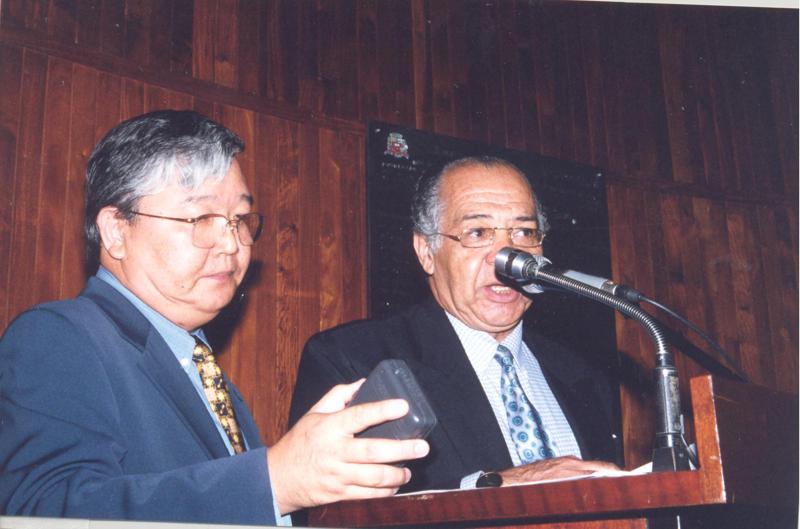 Toshimoto Egashina e Wilson Matos
