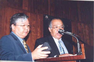 Toshimoto Egashina e Wilson Matos