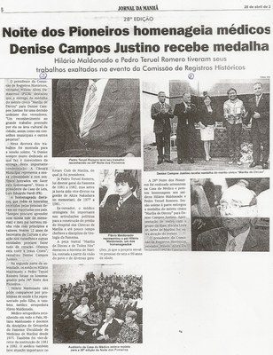 2013 250 28ª Noite dos Pioneiros homenageia médicos - Jornal da Manhã 28-04-2013.jpg