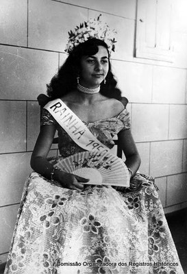 020 Baile do Algodão - Shirley de Barros Batista, eleita Rainha do Algodão - 1952.jpg