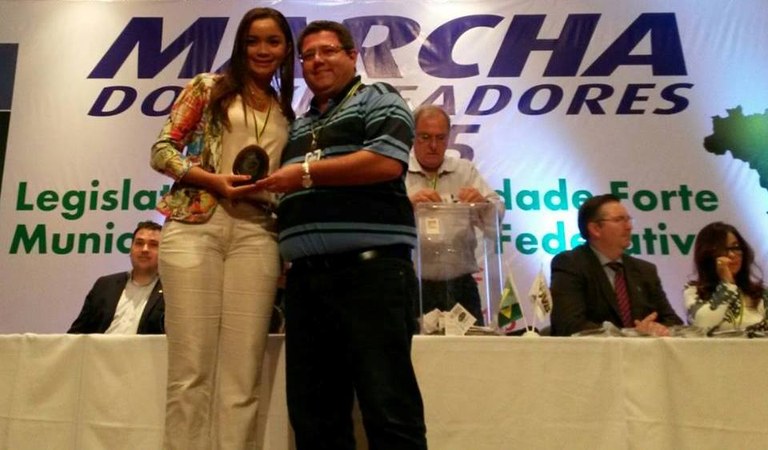 Projeto de Lei do vereador Samuel  da Farmácia é premiado em Brasília 