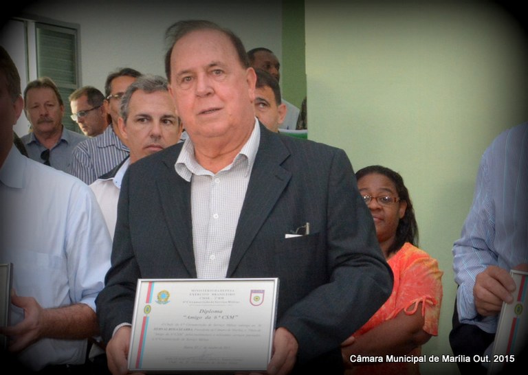Presidente da Câmara Herval Seabra prestigia solenidade para  comemorar os 79 anos da Junta Militar