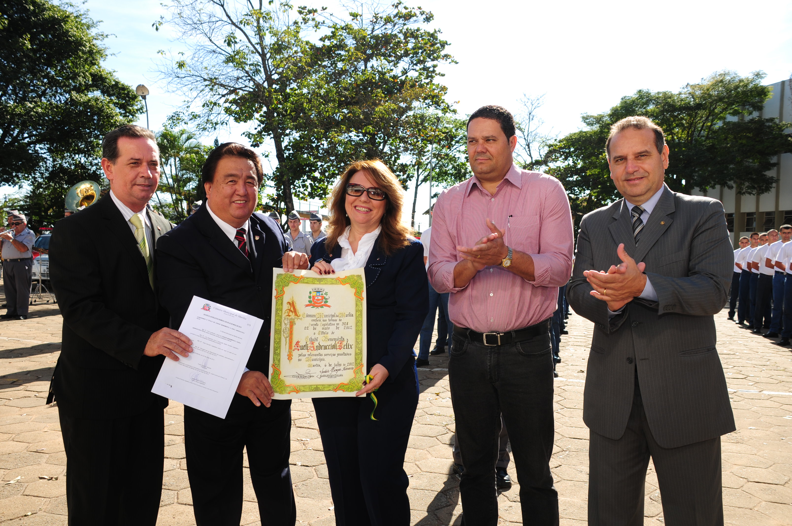 Sueli Felix recebe t&iacute;tulo de Cidad&atilde; Benem&eacute;rita