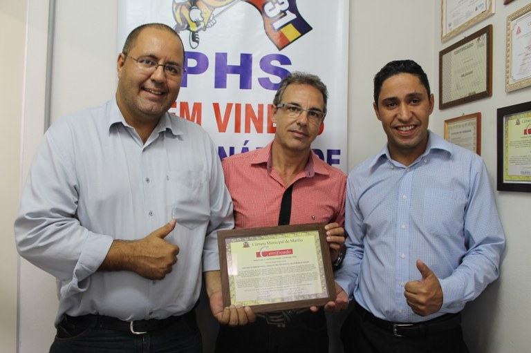 José Bassiga Goda recebe diretoria do Sindicato dos Vigilantes de Bauru, Marília e Região