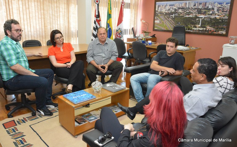 TV Câmara de Rio Preto visita Marília e grava entrevista com presidente Herval Rosa Seabra