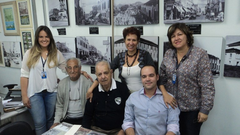 Presidente da Câmara de Oscar Bressane visita Comissão de Registros Históricos