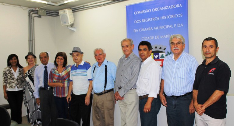 Comissão dos Registros Históricos da Câmara grava depoimento do advogado Oswaldo Scacabarozzi