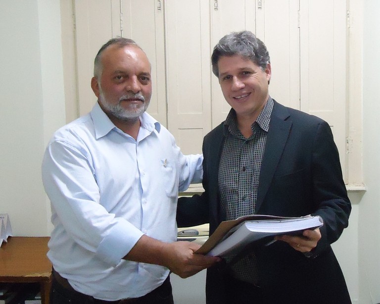 Cícero reivindica agência bancária para zona norte ao Deputado Paulo Teixeira
