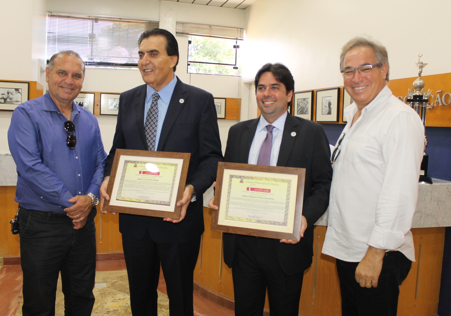 Presidente Damasceno e vereador Maurício Roberto recepcionam Dr. Abdalla, do Ministério da Saúde