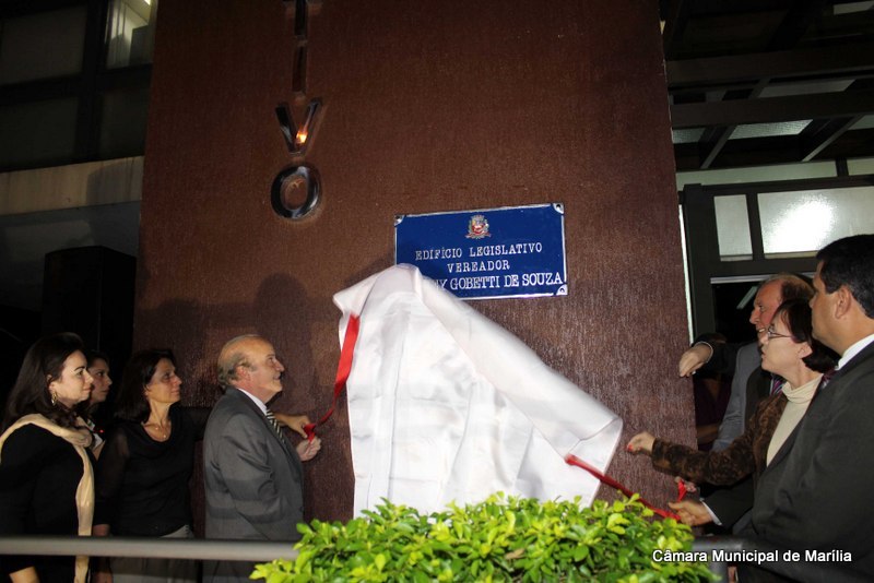 Edifício da Câmara recebe o nome de Sydney Gobetti