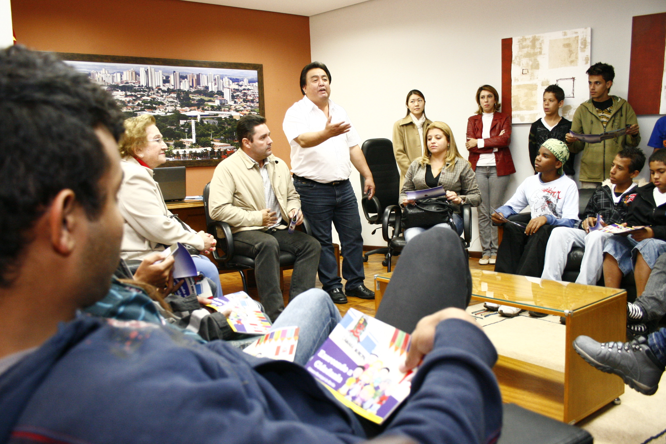 Estudantes visitam Câmara Municipal