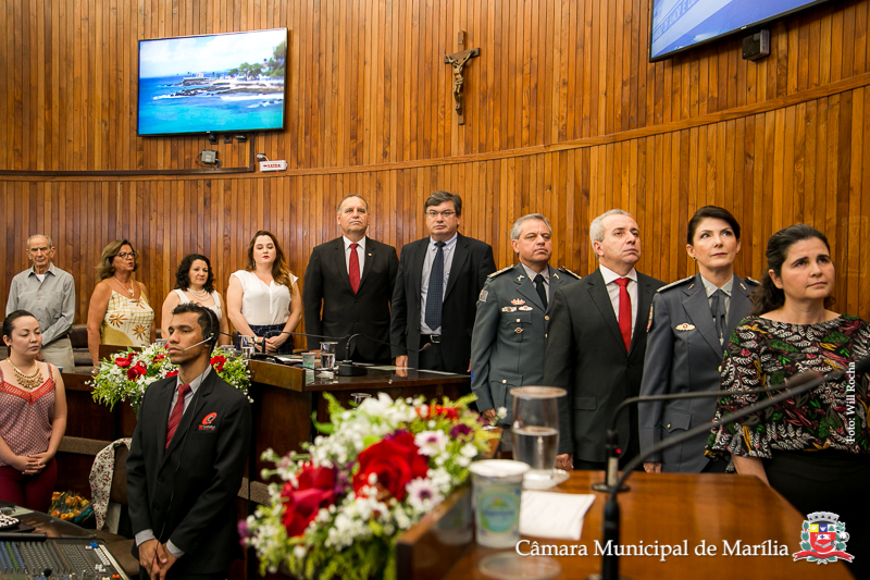 A Sessão contou com a presença de autoridades. 