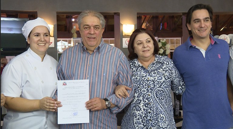 Câmara realiza Sessão Solene e homenageia Paulinho do Chaplin