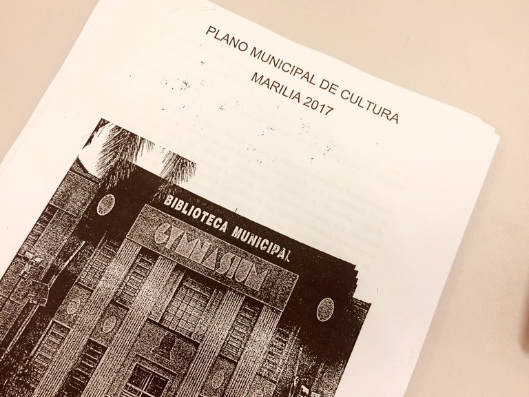 Plano Municipal de Cultura deverá ser votado na Sessão Ordinária do dia 2 de outubro