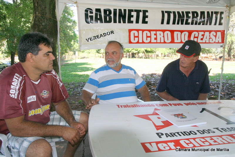 Cìcero visita a Fazenda do Estado 