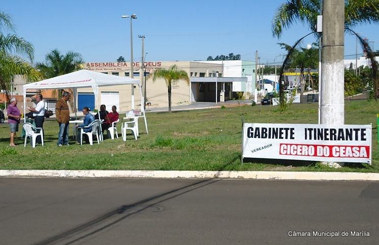 Gabinete Itinerante no bairro altos do Palmital 