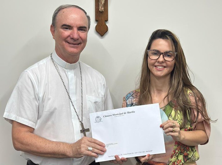 Bispo Luiz Antonio Cipolini recebe o título de cidadão mariliense nesta sexta-feira