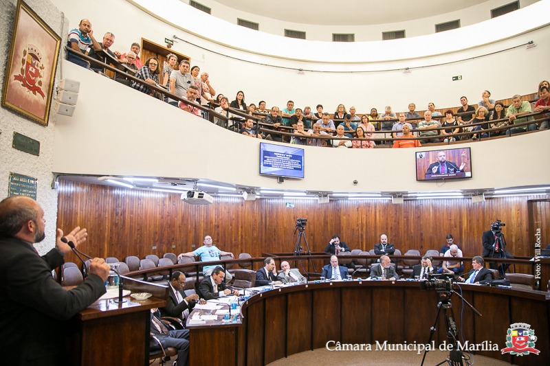 Câmara de Marília realiza sessão ordinária na próxima segunda-feira e pauta tem 6 projetos