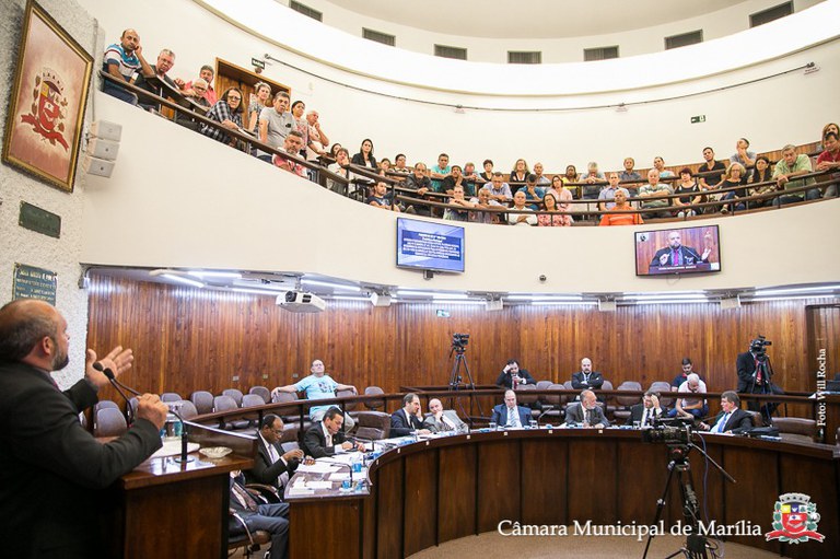 Câmara de Marília realiza sessão ordinária na próxima segunda-feira e pauta tem 6 projetos
