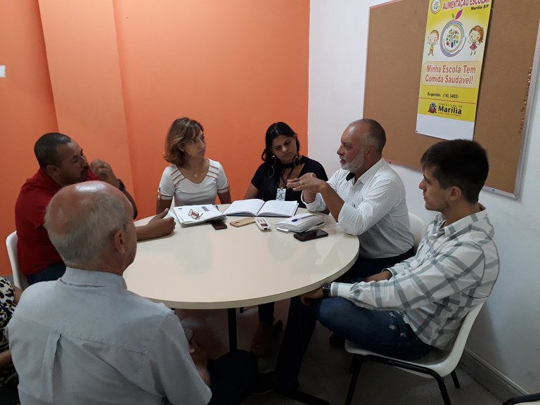 Cícero do Ceasa participa de reunião sobre a qualidade dos alimentos da merenda escolar