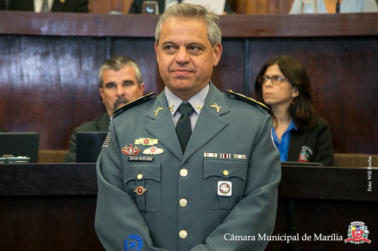 Comandante da Polícia Militar em Marília vai receber título de Cidadão Mariliense nesta 6ª