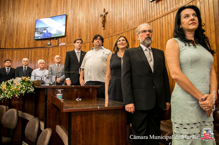 Solenidade aconteceu sexta-feira, dia 23, e contou com os vereadores Coraíni, Nardi, Danilo da Saúde, Albuquerque e José Luiz Queiroz