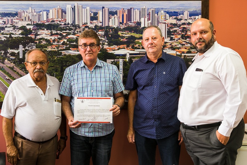 Loja maçônica ‘José Ferreira Maia’ presta homenagem ao presidente Marcos Rezende