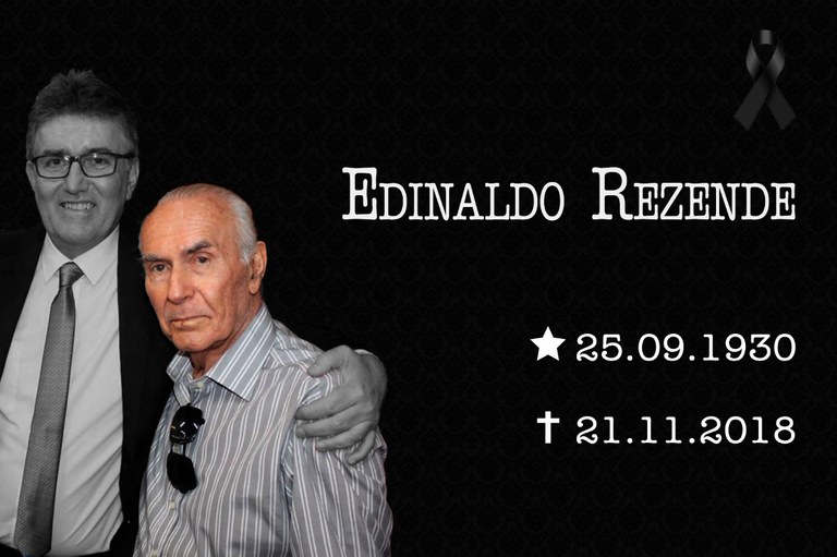 Morre o empresário aposentado Edinaldo Rezende, pai do vereador Marcos Rezende