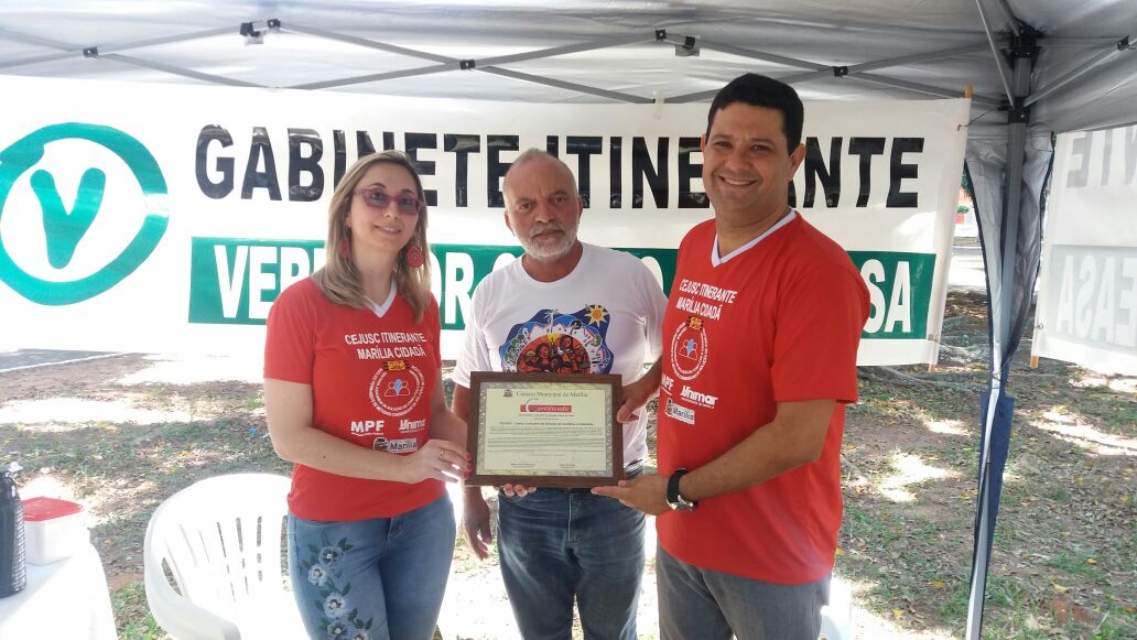 Vereador Cícero do Ceasa participa do Cejusc com gabinete itinerante no distrito de Rosália