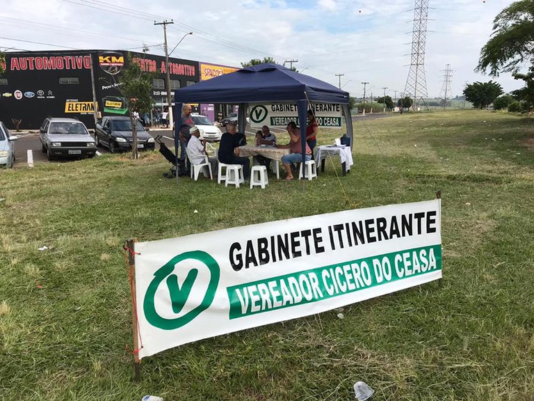 Vereador Cícero do Ceasa promove gabinete itinerante no bairro Jardim Santa Antonieta