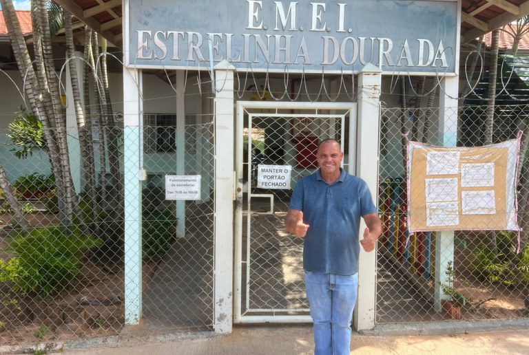 Vereador Mauro Cruz solicita reforma e ampliação da Emei Estrelinha Dourada