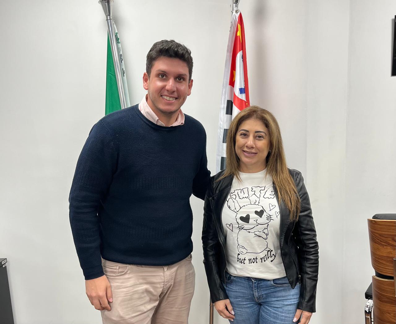 Vereadora Professora Daniela recebe deputado Rafael Saraiva e garante 2º Mutirão de Castrações