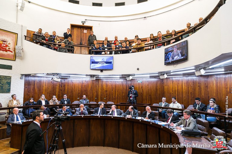 Vereadores de Marília irão votar 9 projetos na segunda-feira, dia 10, durante sessão ordinária