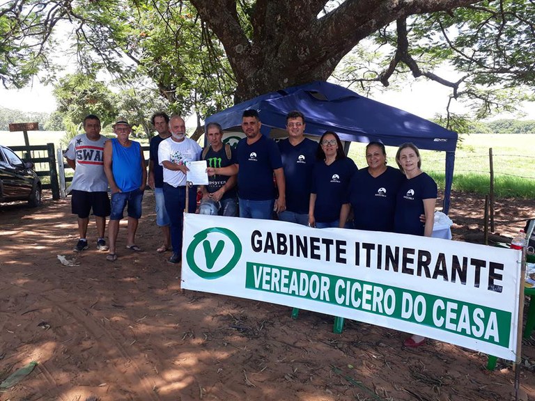 Vice-presidente da Câmara, Cícero do Ceasa, leva o gabinete itinerante para o Monte Estrela